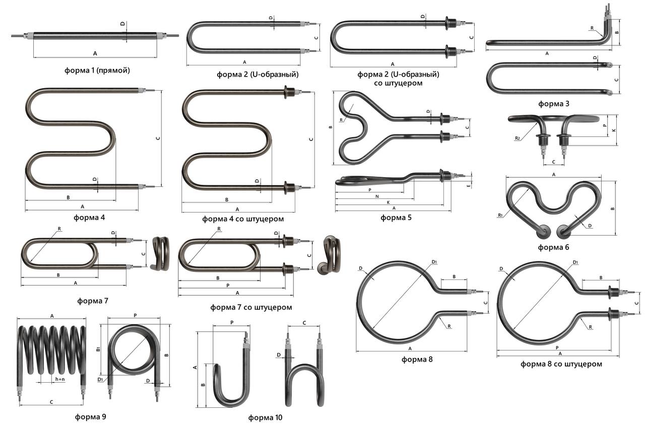 Водяной ТЭН, воздушный ТЭН, масляный ТЭН. Ижевск